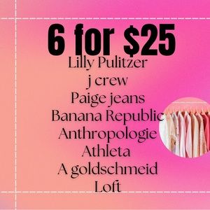 6 for $25 Mystery Box Designer Brands Women’s Clothing